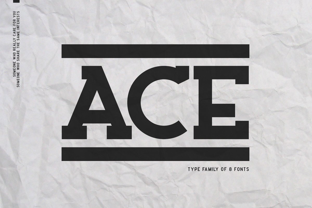 Ace Serif Font preview